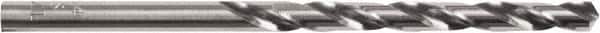 Irwin - 11/32" 118° High Speed Steel Jobber Drill - Bright Finish, Right Hand Cut, Spiral Flute, Straight Shank, 4-3/4" OAL, Chisel Point - Americas Industrial Supply