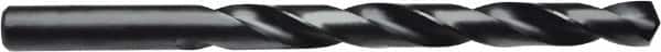 Irwin - 13/32" 135° High Speed Steel Jobber Drill - Oxide Finish, Right Hand Cut, Spiral Flute, Straight Shank, 5-1/4" OAL, Split Point - Americas Industrial Supply