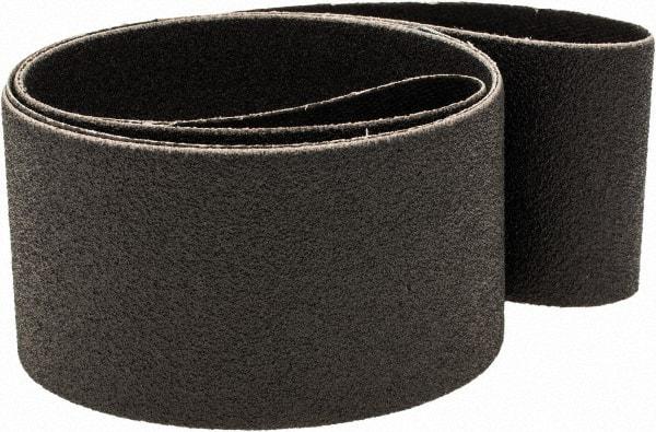 Made in USA - 2" Wide x 42" OAL, 80 Grit, Silicon Carbide Abrasive Belt - Silicon Carbide, Medium, Coated, X/Y Weighted Cloth Backing, Wet/Dry - Americas Industrial Supply