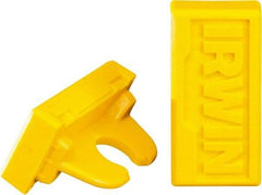 Irwin - Level Replacement End Cap Mount - Yellow, Use with 2500 & 2550 Series Levels - Americas Industrial Supply