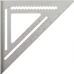 Irwin - 12" Blade Length, Aluminum Rafter Square - Americas Industrial Supply