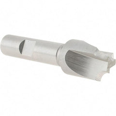 Melin Tool - 3/16" Radius, 3/4" Mill Diam, 3 Flute Cobalt Corner Rounding End Mill - Single End, Uncoated, 3/8" Tip Diam, 3" OAL, 3/4" Shank Diam - Americas Industrial Supply