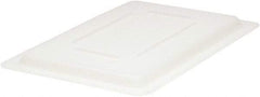 Rubbermaid - 18" Long x 12" Wide, Rectangular Polyethylene Lid - Snap-On, Use with FG350400, FG350700, FG350900 - Americas Industrial Supply