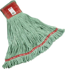 Rubbermaid - 5" Red Head Band, Large Blended Fiber Loop End Mop Head - Clamp Jaw Connection - Americas Industrial Supply