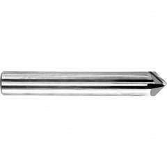 Melin Tool - 3/8" Diam 4 Flute Single End Solid Carbide Chamfer Mill - Americas Industrial Supply