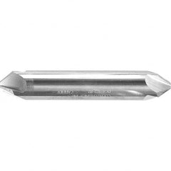 Melin Tool - 3/16" Head Diam, 3/16" Shank Diam, 4 Flute 90° Solid Carbide Countersink - Americas Industrial Supply