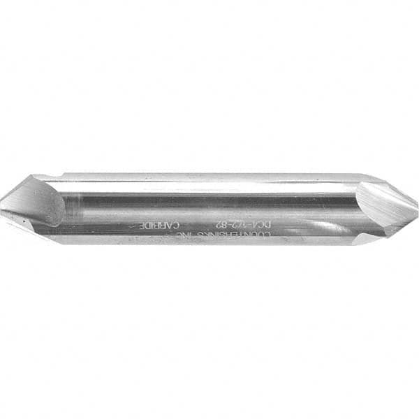 Melin Tool - 3/16" Head Diam, 3/16" Shank Diam, 4 Flute 110° Solid Carbide Countersink - Americas Industrial Supply