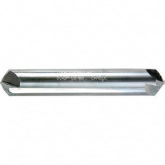 Melin Tool - 1/4" Head Diam, 1/4" Shank Diam, 4 Flute 100° Solid Carbide Countersink - Americas Industrial Supply