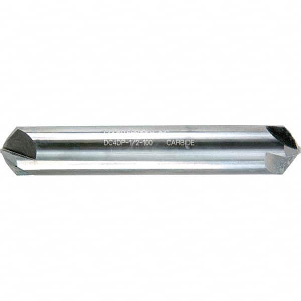 Melin Tool - 3/8" Head Diam, 3/8" Shank Diam, 4 Flute 120° Solid Carbide Countersink - Americas Industrial Supply