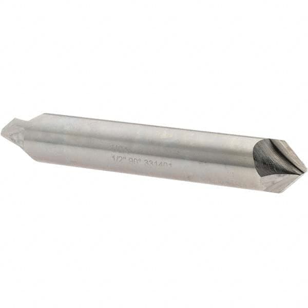 Melin Tool - 1/2" Diam 2 Flute Double End Cobalt Chamfer Mill - Americas Industrial Supply