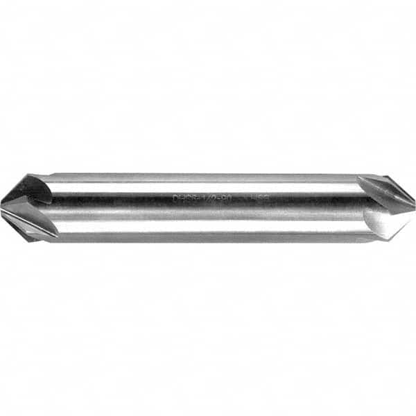 Melin Tool - 1/2" Head Diam, 1/2" Shank Diam, 6 Flute 90° High Speed Steel Countersink - Americas Industrial Supply