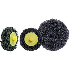WALTER Surface Technologies - 3" Disc Diam, Aluminum Oxide Quick Change Disc - Type R Attaching System, Nonwoven, Black, 28,000 RPM, 04-L\xB6FX Series - Americas Industrial Supply