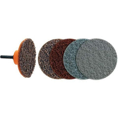 WALTER Surface Technologies - 3" Disc Diam, Aluminum Oxide Quick Change Disc - Type R Attaching System, Nonwoven, Medium Grade, 28,000 RPM, 04-G\xB6Twist Blendex Series - Americas Industrial Supply