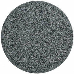 WALTER Surface Technologies - 3" Fine Grade Silicon Carbide Deburring Disc - Quick Change Connection, Gray, 15,100 Max RPM - Americas Industrial Supply