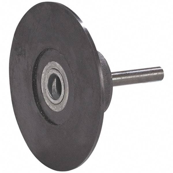 WALTER Surface Technologies - 3" Diam Disc Backing Pad - 1/4" Shank Diam, Hard Density, 28,000 RPM, Twist Compatible - Americas Industrial Supply