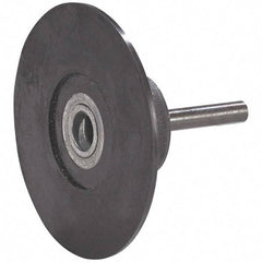 WALTER Surface Technologies - 3" Diam Disc Backing Pad - 1/4" Shank Diam, Hard Density, 28,000 RPM, Twist Compatible - Americas Industrial Supply