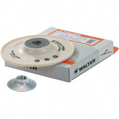 WALTER Surface Technologies - 5" Diam Disc Backing Turbo Backing Pad - Soft Density, 12,200 RPM - Americas Industrial Supply