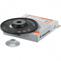 WALTER Surface Technologies - 5" Diam Disc Backing Turbo Backing Pad - 12,200 RPM - Americas Industrial Supply