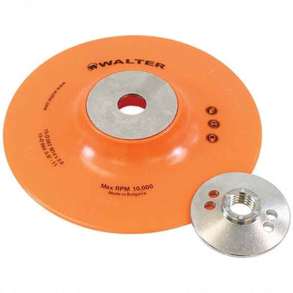 WALTER Surface Technologies - 6" Diam Disc Backing Pad - 10,200 RPM - Americas Industrial Supply