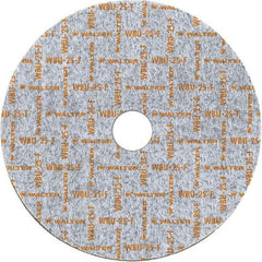 WALTER Surface Technologies - 6" Diam, 1/4" Face Width, 1" Center Hole, Fine Grade, Silicon Carbide Deburring Wheel - Unitized, Soft Grade, 5,000 RPM - Americas Industrial Supply