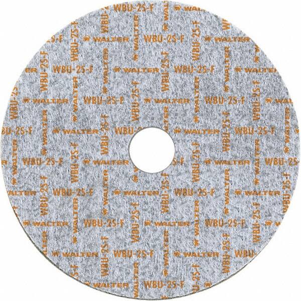 WALTER Surface Technologies - 6" Diam, 1" Face Width, 1" Center Hole, Fine Grade, Silicon Carbide Deburring Wheel - Unitized, Soft Grade, 5,000 RPM - Americas Industrial Supply