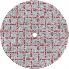 WALTER Surface Technologies - 3" Diam, 1/4" Face Width, 3/8" Center Hole, Fine Grade, Silicon Carbide Deburring Wheel - Unitized, Medium Grade, 18,100 RPM - Americas Industrial Supply