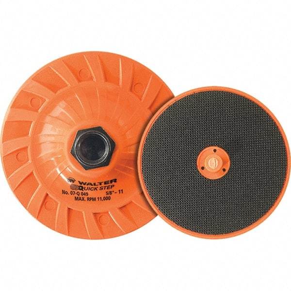 WALTER Surface Technologies - 7" Diam Disc Backing Pad - 8,000 RPM - Americas Industrial Supply