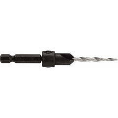 Irwin - Adjustable-Depth Drill Countersinks Cutter Head Diameter (Inch): 5/16 Drill Size Compatibility (Decimal Inch): 0.1406 - Americas Industrial Supply