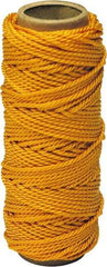 Irwin - #18, Nylon Braided Twine - Orange - Americas Industrial Supply