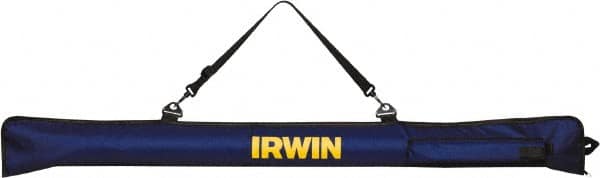 Irwin - 48" Long, Level Soft Case Mount - Blue, Use with Utility Levels - Americas Industrial Supply