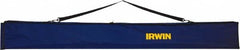 Irwin - 48 to 72" Long, Level Soft Case Mount - Blue, Use with Utility Extendable Levels - Americas Industrial Supply