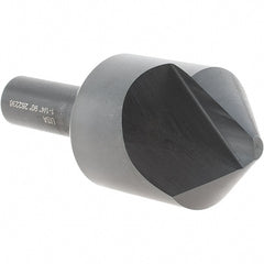 Melin Tool - 1-1/4" Head Diam, 1/2" Shank Diam, 1 Flute 90° High Speed Steel Countersink - Americas Industrial Supply