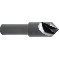 Melin Tool - 1-1/2" Head Diam, 3/4" Shank Diam, 1 Flute 90° High Speed Steel Countersink - Americas Industrial Supply