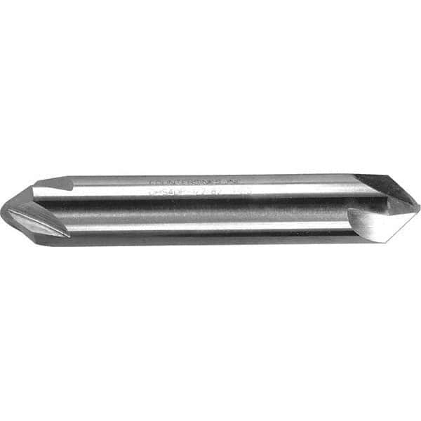 Melin Tool - 1/4" Head Diam, 1/4" Shank Diam, 4 Flute 120° High Speed Steel Countersink - Americas Industrial Supply