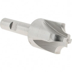 Melin Tool - 5/16" Radius, 1-1/8" Mill Diam, 4 Flute Cobalt Corner Rounding End Mill - Single End, Uncoated, 1/2" Tip Diam, 3-1/2" OAL, 1-1/8" Shank Diam - Americas Industrial Supply