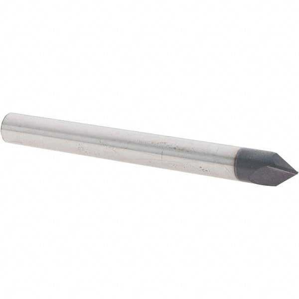 Melin Tool - 1/4" Diam 2 Flute Single End Solid Carbide Chamfer Mill - Americas Industrial Supply