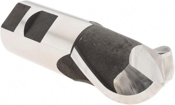 Melin Tool - 1-5/8" Diam, 1-5/8" LOC, 2 Flute High Speed Steel Ball End Mill - Uncoated, Single End, 4-1/8" OAL, 1-1/4" Shank Diam, Spiral Flute - Americas Industrial Supply