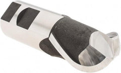 Melin Tool - 1-5/8" Diam, 1-5/8" LOC, 2 Flute High Speed Steel Ball End Mill - Uncoated, Single End, 4-1/8" OAL, 1-1/4" Shank Diam, Spiral Flute - Americas Industrial Supply