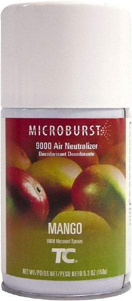 Rubbermaid - 5.3 oz Air Freshener Dispenser Aerosol Refill - Mango, Compatible with Microburst 9000 Dispensers - Americas Industrial Supply