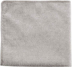 Rubbermaid - Dry Microfiber Wipes - Packet, 12" x 12" Sheet Size, Gray - Americas Industrial Supply