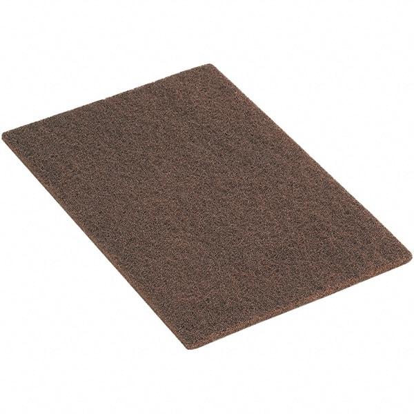 WALTER Surface Technologies - Coarse Grade, Aluminum Oxide Hand Pad - Tan, 6" Wide x 9" Long, Nonwoven - Americas Industrial Supply