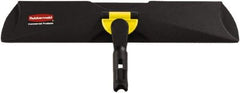 Rubbermaid - 18" Long x 86mm Wide Plastic Dust Mop Frame - Black, Quick Connect - Americas Industrial Supply
