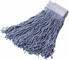 Rubbermaid - 5" White Head Band, Large Synthetic Cut End Mop Head - 4 Ply, Clamp Jaw Connection - Americas Industrial Supply
