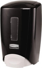 Rubbermaid - 500 mL Foam/Liquid Hand Soap Dispenser - Plastic, Wall Mounted, Black - Americas Industrial Supply