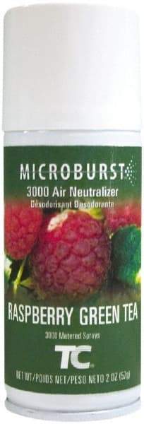 Rubbermaid - 2 oz Air Freshener Dispenser Aerosol Refill - Raspberry Green Tea, Compatible with Microburst 3000 Dispensers - Americas Industrial Supply
