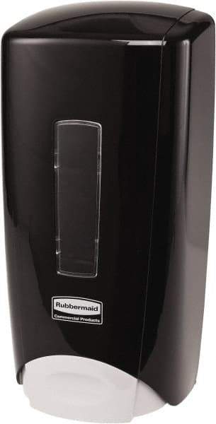 Rubbermaid - 1000 to 1300 mL Foam/Liquid Hand Soap Dispenser - Plastic, Wall Mounted, Black - Americas Industrial Supply