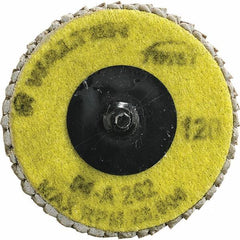 WALTER Surface Technologies - 120 Grit, 2-1/2" Disc Diam, Aluminum Oxide Flap Disc - 23,000 Max RPM, Fiber Backing, Quick Change Type R Attaching System, Coated - Americas Industrial Supply
