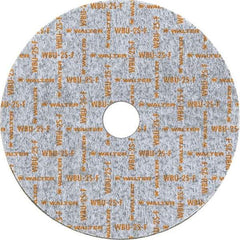 WALTER Surface Technologies - 6" Diam, 1/2" Face Width, 1" Center Hole, Fine Grade, Silicon Carbide Deburring Wheel - Unitized, Soft Grade, 5,000 RPM - Americas Industrial Supply