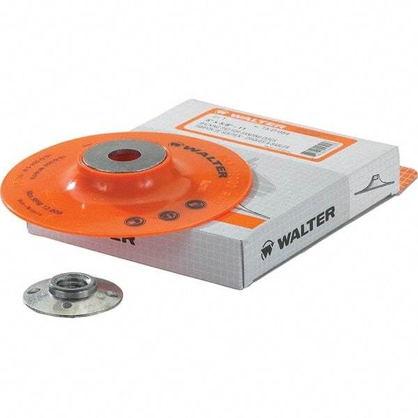 WALTER Surface Technologies - 4" Diam Disc Backing Pad - 15,000 RPM - Americas Industrial Supply