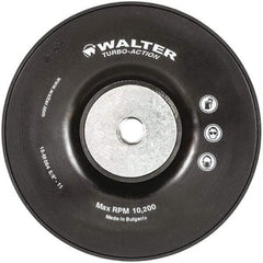 WALTER Surface Technologies - 6" Diam Disc Backing Turbo Backing Pad - 10,200 RPM - Americas Industrial Supply